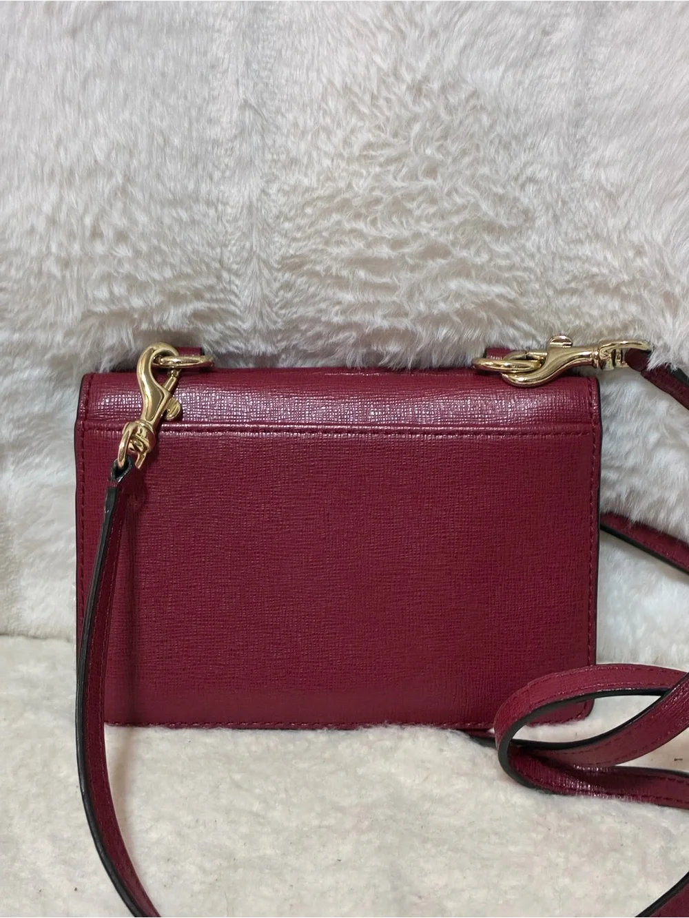 Coach Red Leather Madison
